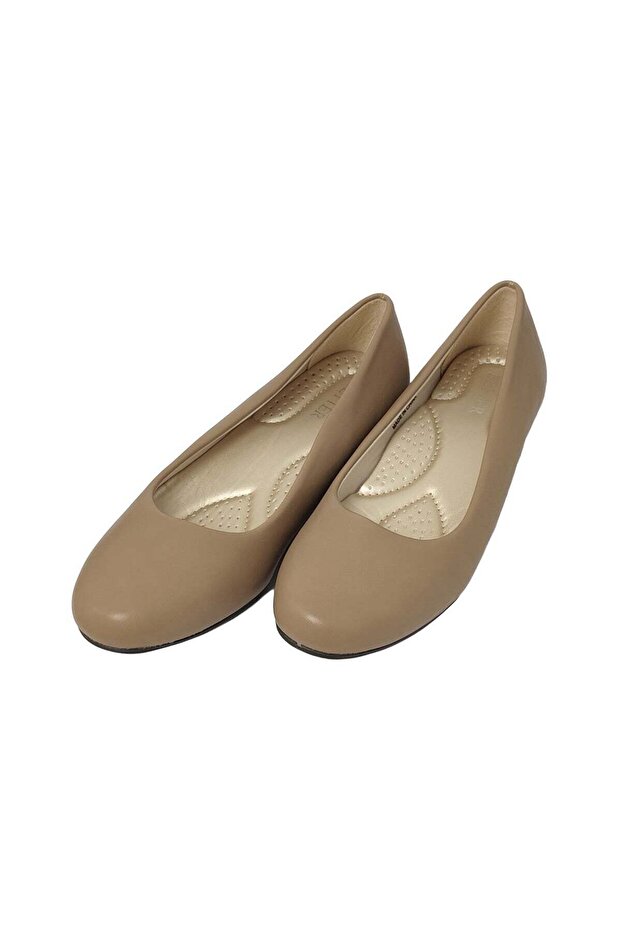 Beige Women's Ballerina for everyday use
