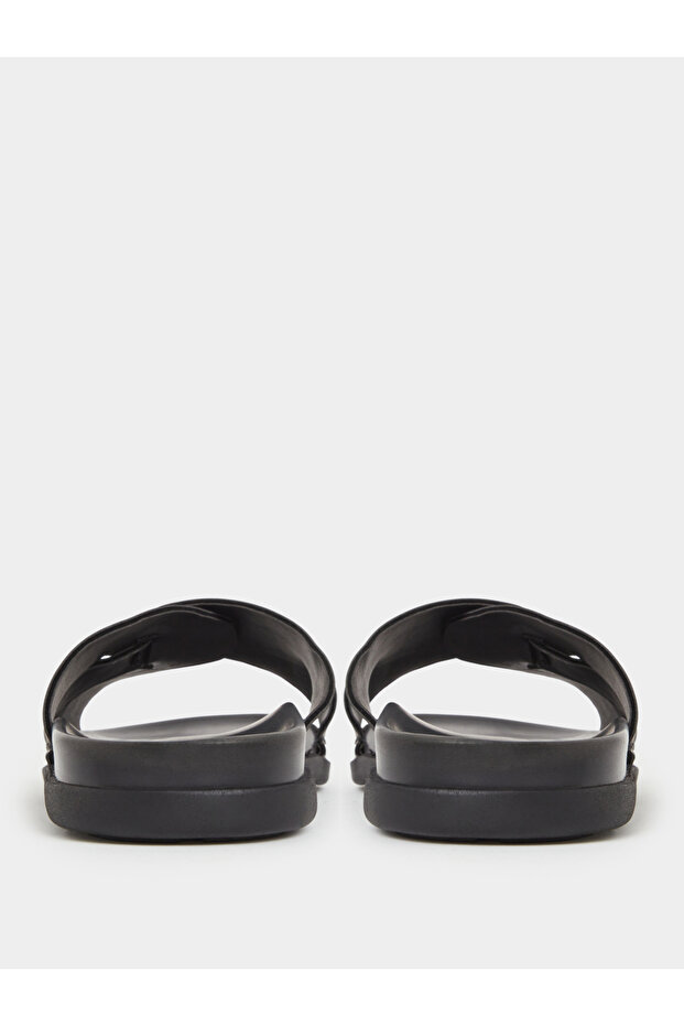 Men Solid Cross-Strap Sandals - 4
