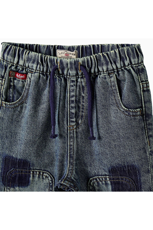 Jeans with Drawstring Waist - 4