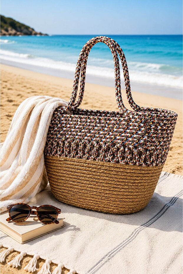 Beach Bag, Straw Bag