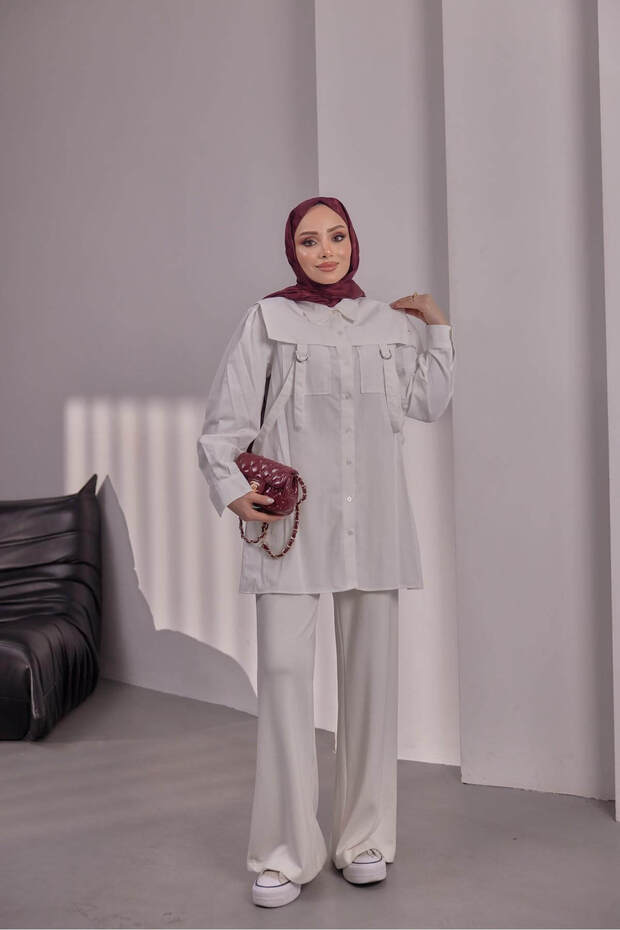 Poplin Shirt - Ecru