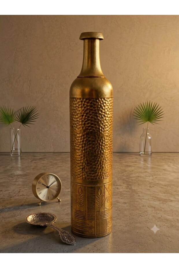 Pnl-Mg59 m Metal Decorative Gold Vase