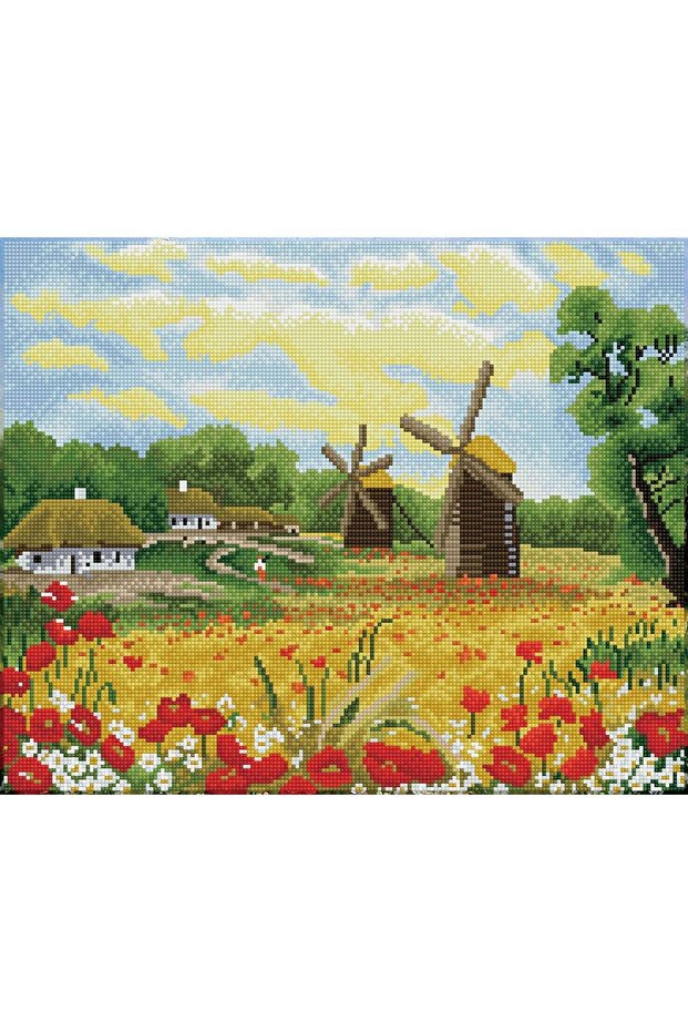 أيام طاحونة الرياح دايموند دوتز - 52.1 × 41.9 سم