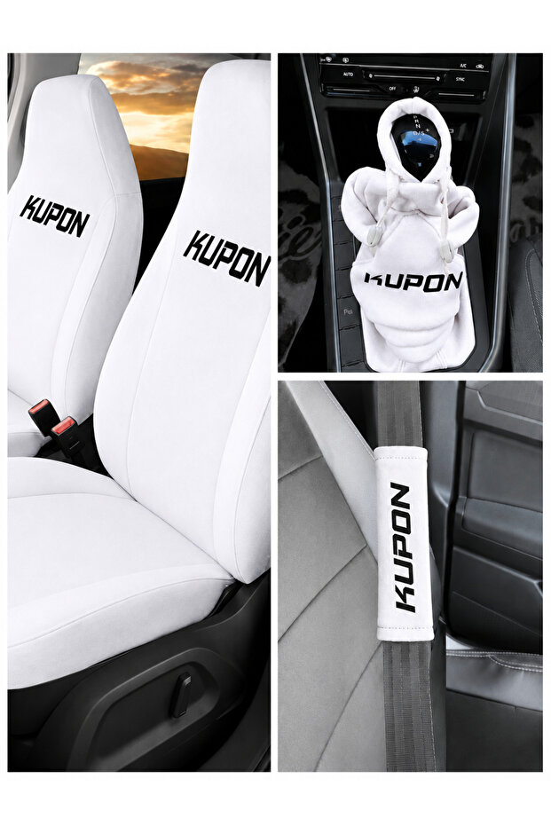 Kupon beyaz 3 lu set