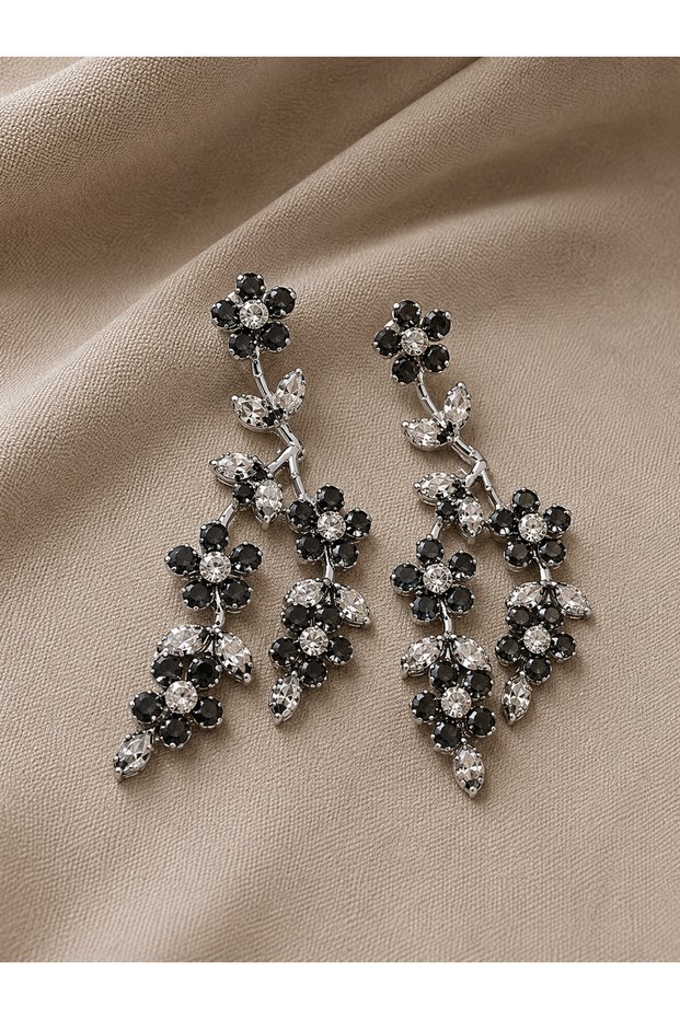 Crystal Flower Earrings