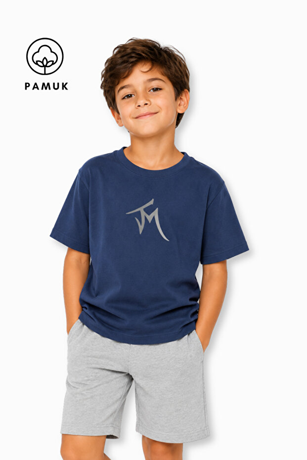 Brightly Printed Casual Short Sleeve Summer Boys' T-Shirt