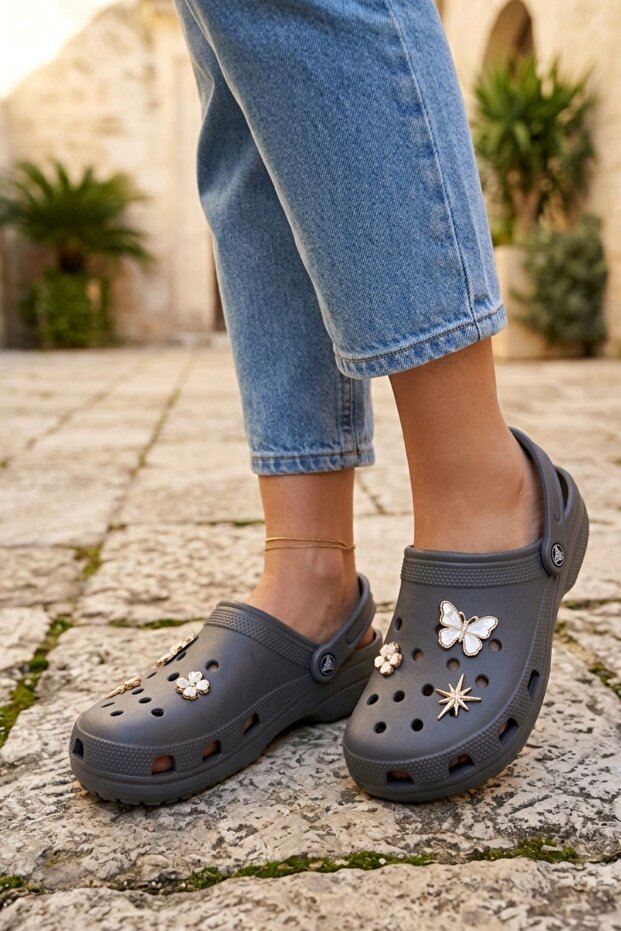 Eleta Gray Orthopedic Women's Slippers