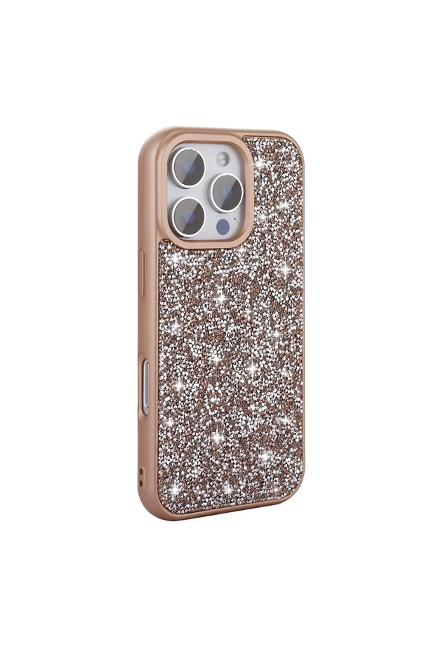 Apple iPhone 16 Pro Case Shiny Rhinestone Design Diamond Cover