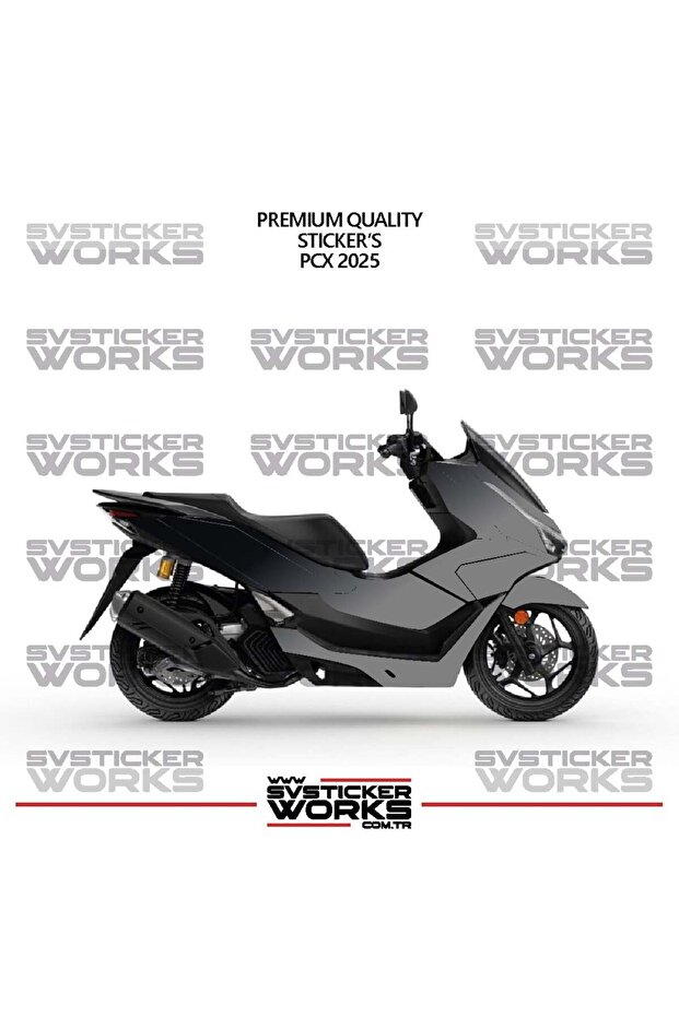 ملصق تزييني لدراجة هوندا PCX 2025، طقم جاهز لتزيين المحرك بلونين، جودة عالية