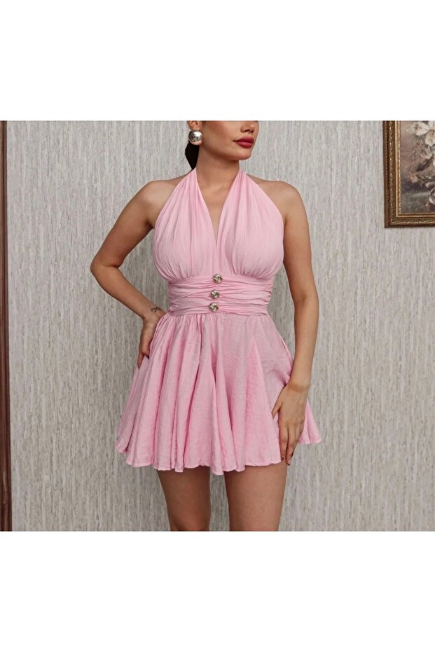 Halter Mini Dress