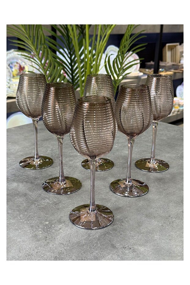 Elegance Goblet Set of 6 Coffee Side Glasses 220ml P391.120006