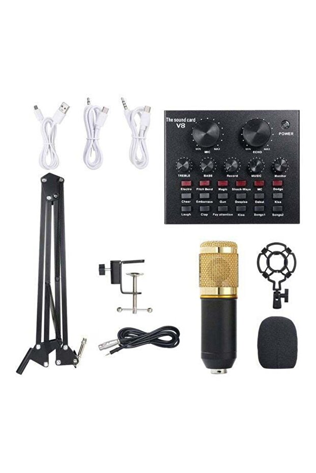 Multifunctional Live Sound Card Set I-6327G2 Gold/Black