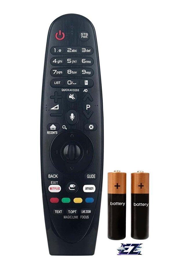 Replacement TV Remote Control with Volume Indicator Button Suitable for LG Smart HD TV with battery