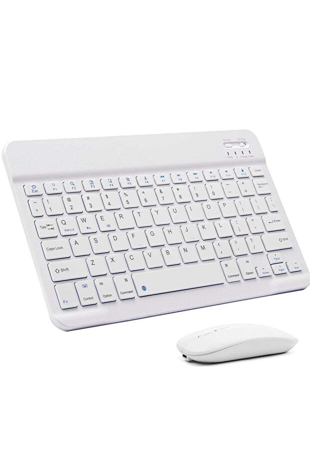 Ultra-Slim Bluetooth Keyboard and Mouse Combo Rechargeable Portable Wireless Keyboard Mouse Set