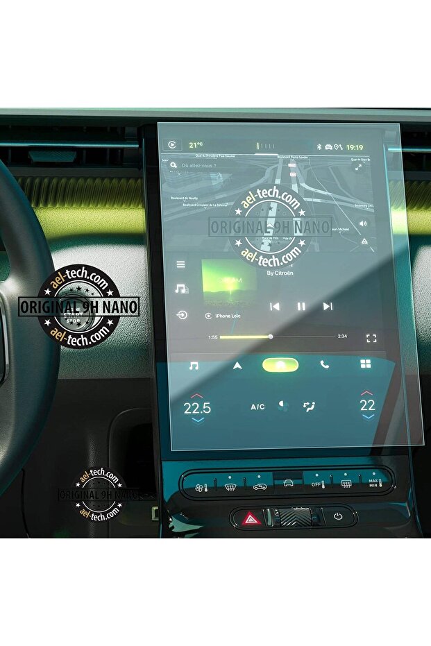 Citroen C5 Aircross Compatible Navigation 9H Nano Protector 2026
