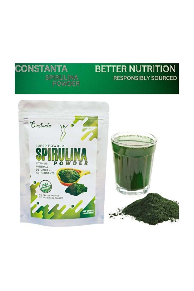 CONSTANTA Super Power Spirulina Powder - 100 Grams