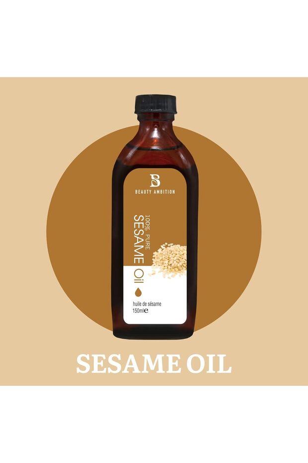 Essential Sesame Oil for Hair and Skin Care Body and Massage Therapy - 150 Ml