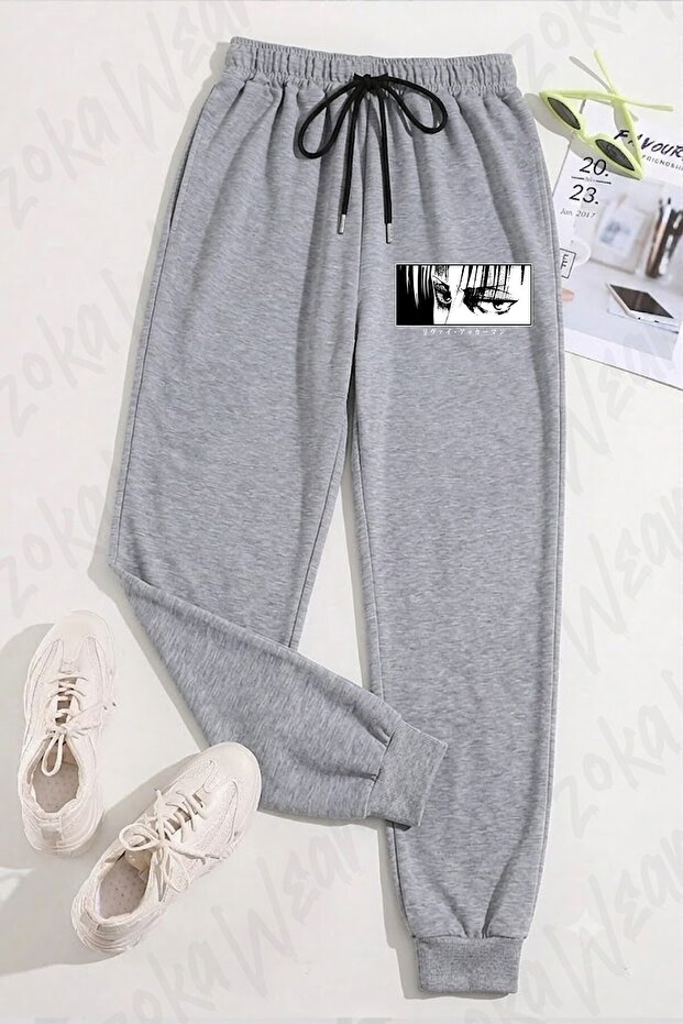 Unisex Levi Eyes Attack on Titan Printed Sweatpants