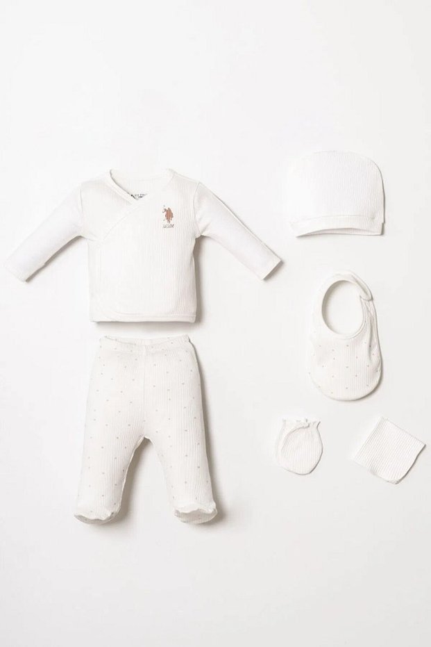 Usb2951 5-Piece Baby Boy Hospital Discharge Set