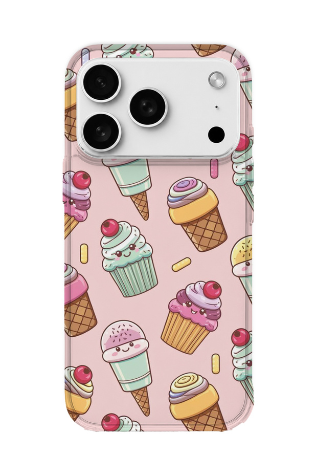 iPhone 17 Pro Compatible Printed Transparent Phone Case | Collection: Kawaiimilk Dreamies