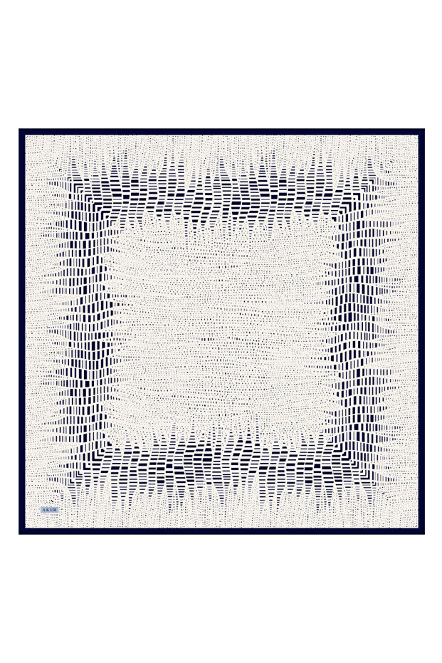 وشاح من الساتان الحريري الكريب مقاس 90×90 من إكرو