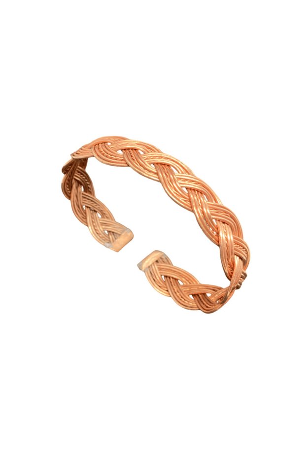 💎   Premium Series Filigree Model Adjustable Cuff Design Copper Bracelet (22 cm Length)