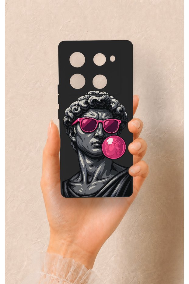 Infinix Note 40 Pro Compatible Pop David Patterned Silicone Case