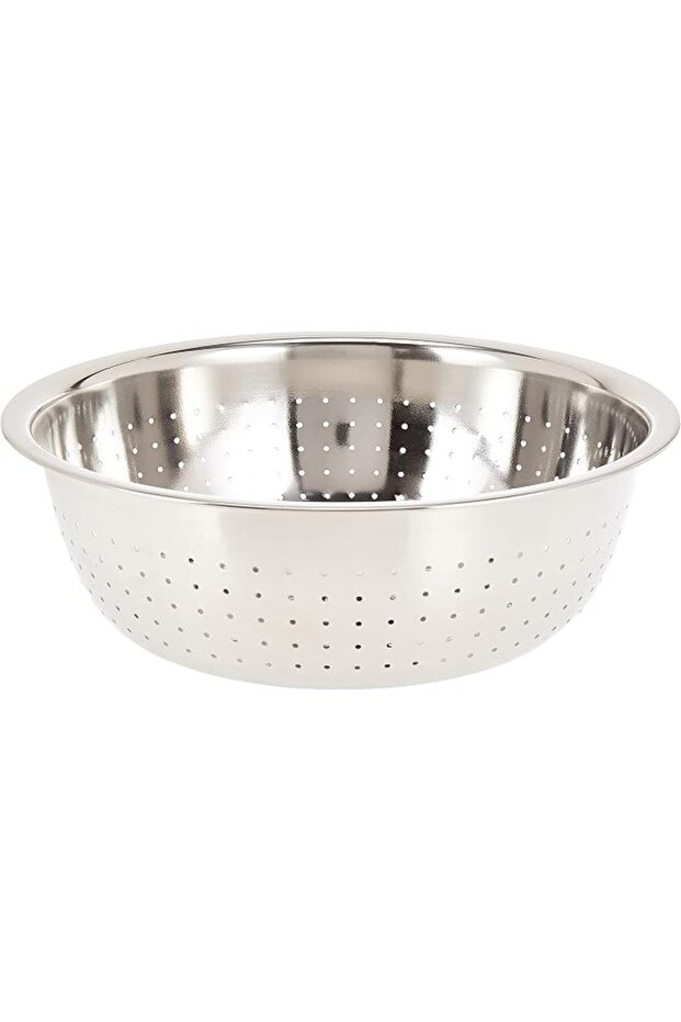 Stainless Steel Colander, 30cm, RCF011, Rice Strainer , Pasta Strainer , Fruits & Vegetables Strainer.