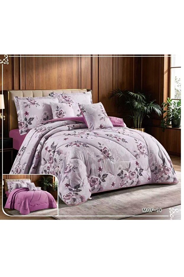 Nefirin Summer Soft Brushed Quilt - Modern Bedspread Set