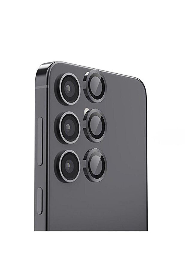 Samsung Galaxy A37 Compatible Kl10 Camera Lens Protection Glass (with Easy Installation Tool) Black