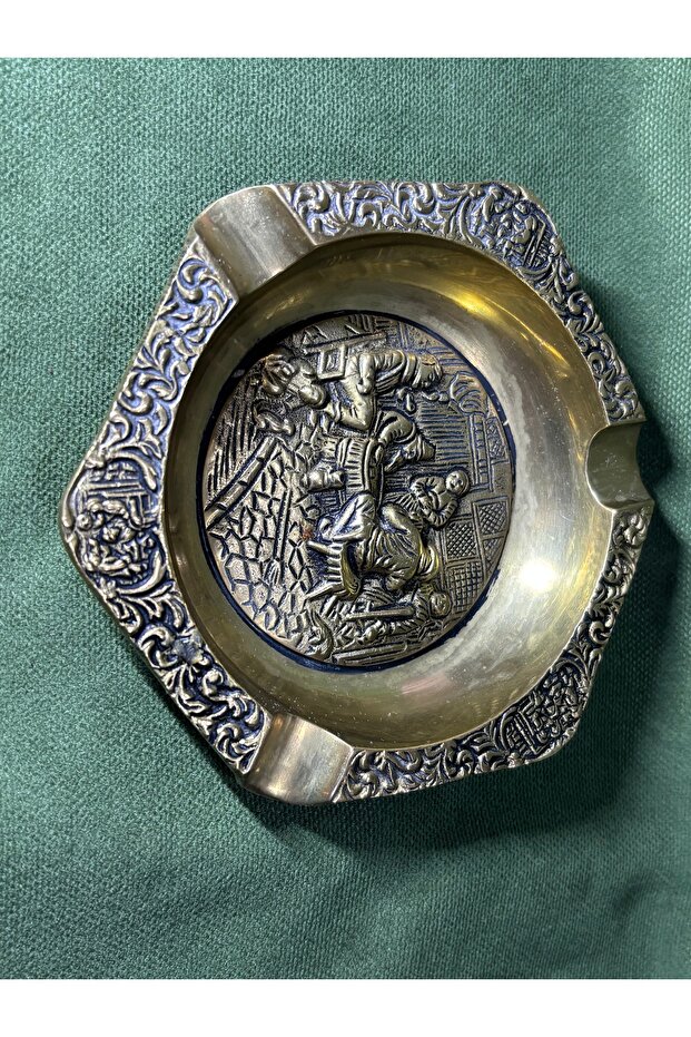 European Brass Ashtray - 12 cm in Diameter