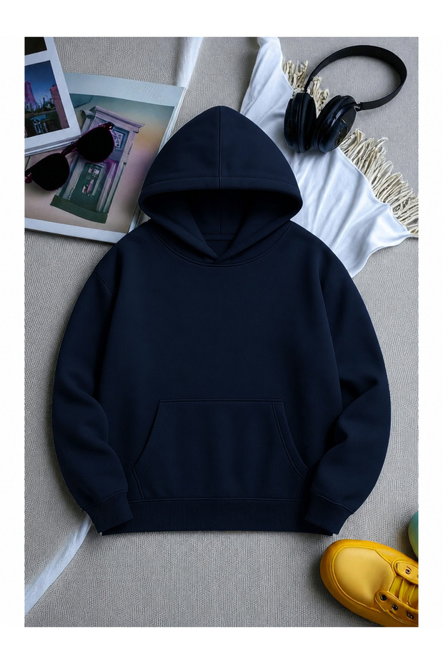 Unisex Winter Oversize Hooded Sweatshirt