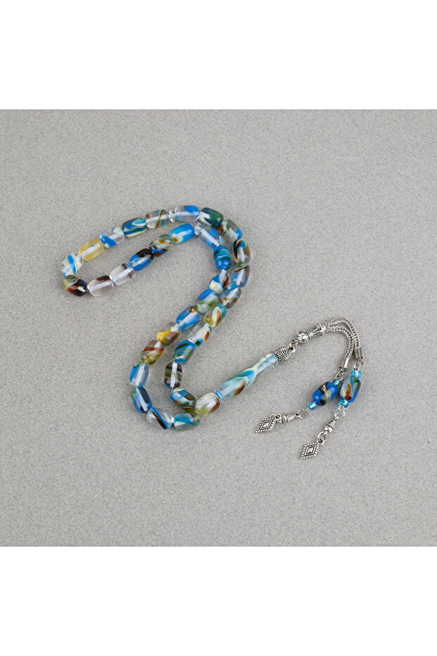 Arizona Katalin Alpaca Tassel Capsule Cut 8X12Mm Prayer Beads