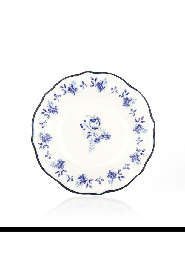22 cm Set of 6 Vintage Porcelain Dinner Plates