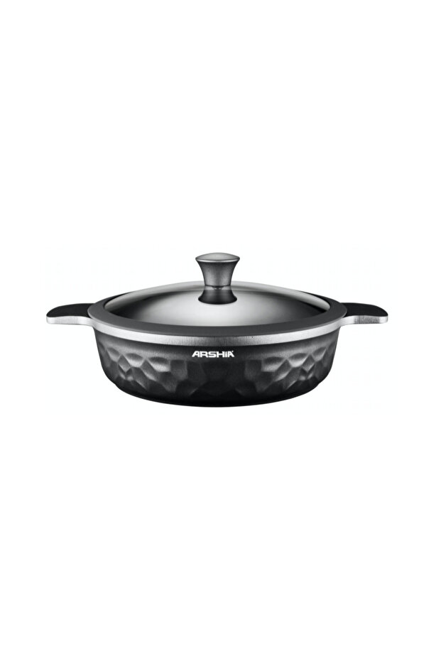Fry Pan with Double Handle Lid 32 cm