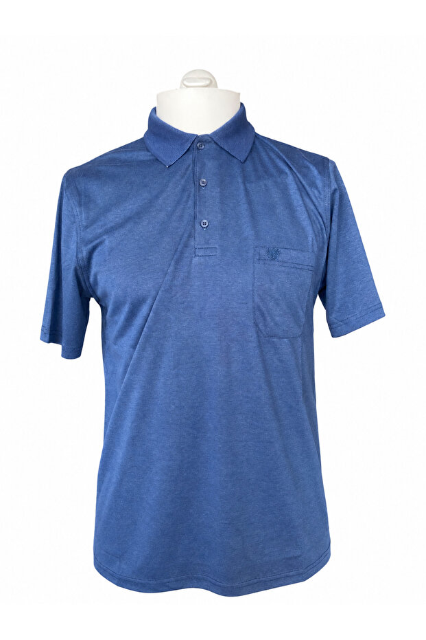 Polo Collar Cotton Lycra Pocket Daddy T-Shirt
