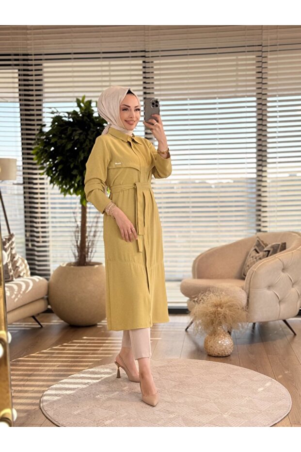 7642 Roba Parted Zipper Cap Oil Green
