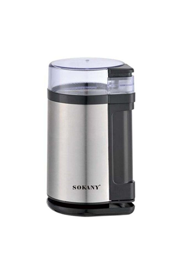 Electric Coffee Grinder | Stainless Steel Coffee Bean & Spice Grinder | One-Touch Operation | High-Speed Motor | Compact Kitchen Grinder