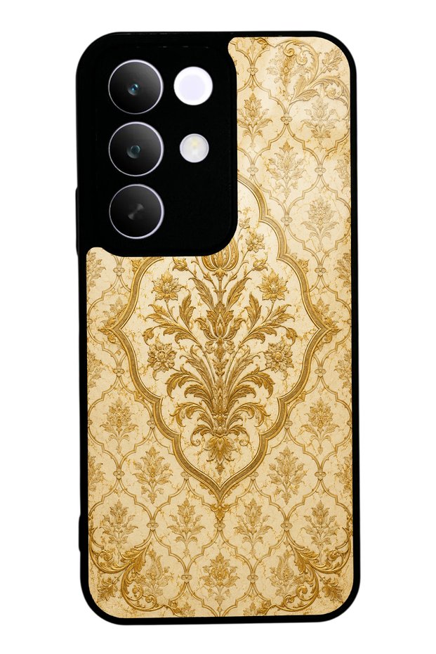 Realme C85 Ivory Ottoman Gold Design Glossy Phone Case