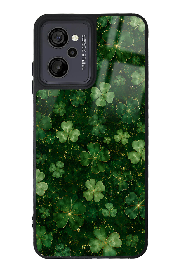 Casper M40 Emerald Lucky Clover Design Glossy Phone Case