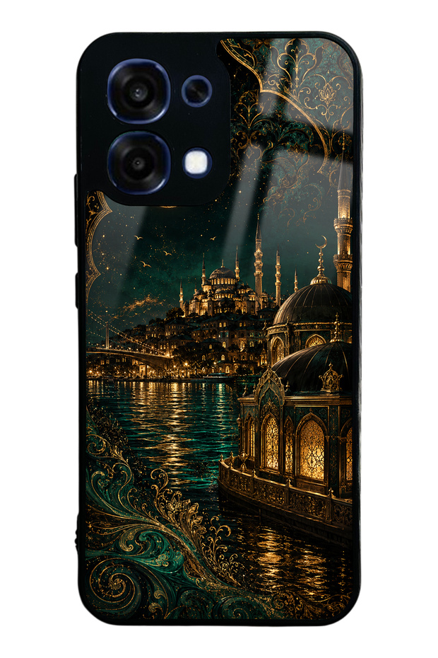 Oppo A6 Pro Emerald Bosphorus Palace Design Glossy Phone Case