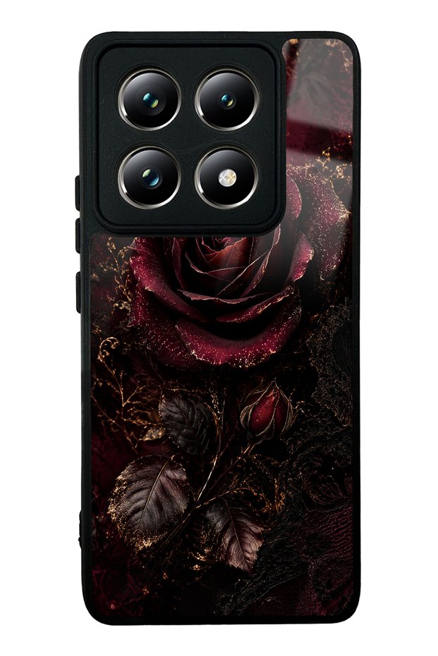 Xiaomi Mi 14t Pro Midnight Velvet Rose Design Glossy Phone Case