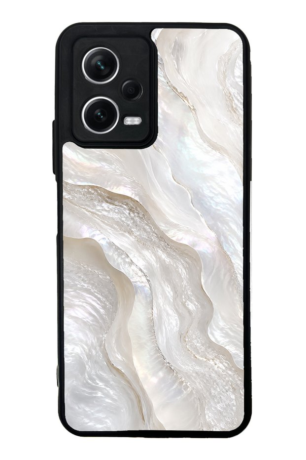 Xiaomi Redmi Note 12 5g Ivory Pearl Flow Design Glossy Phone Case