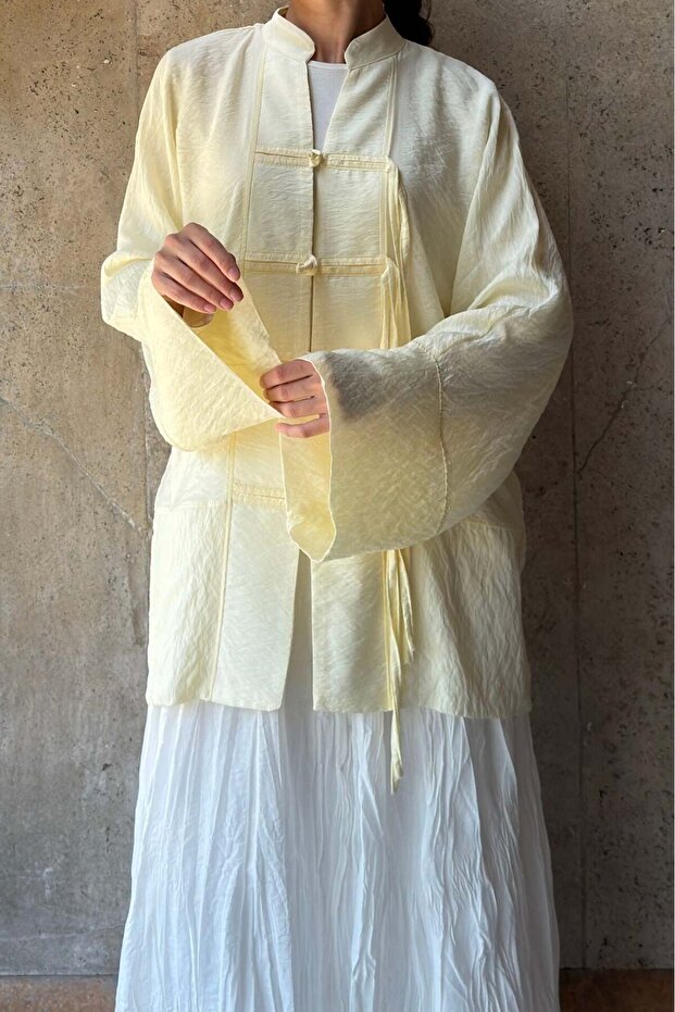 Butteryellow Miyori Voile Linen Tunic