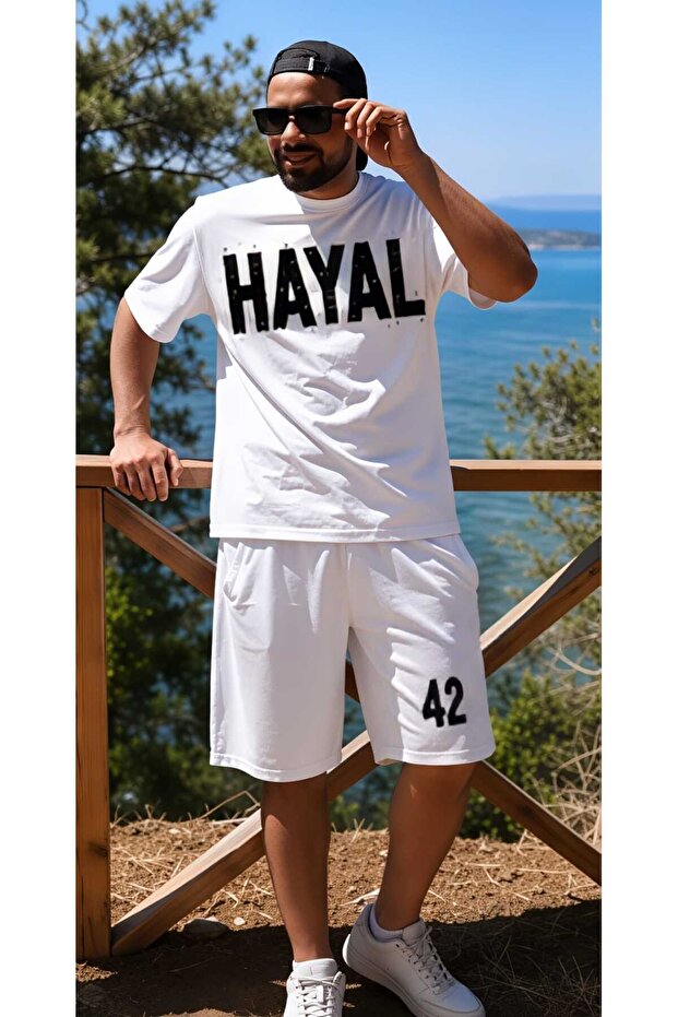 Basic Oversize T-Shirt and Shorts Set – Relaxed Fit, Casual Sports Combo