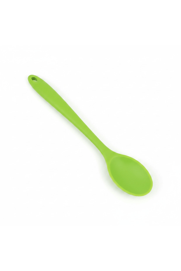 Fullcook Silicone Spoon 20 cm - Lime Green / Orange / Light Blue
