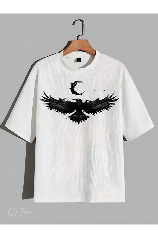 Calle Unisex Colorful Oversize Printed T-Shirt Streetwear Comfortable Fit Daily Premium