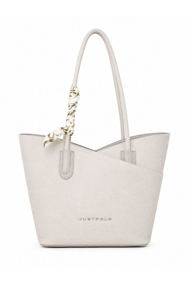 Original Women's Large Volume Shoulder Bag with Puppy Detail