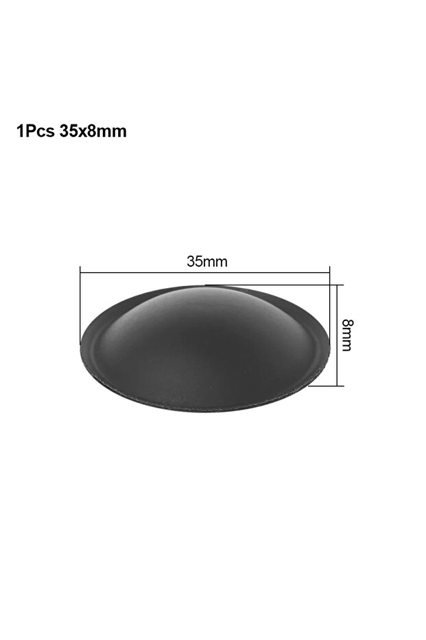 1Pcs 35x8mm 1Pcs New 30-150mm Speaker Dust Cap PP Woofer Cone Cover Black Matte Audio Speaker Protec