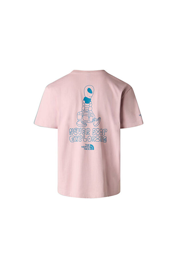 M Alien Relaxed Short Sleeve Tee-Graphi Men's Outdoor T-Shirt Nf0A8G9G0So1 Pink